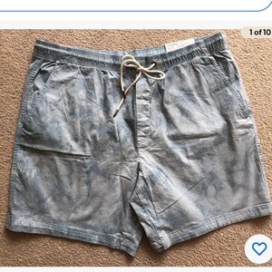 NEW American Eagle AE Above The Knee Men’s Twill Joggers Shorts Size XL Sky Blue